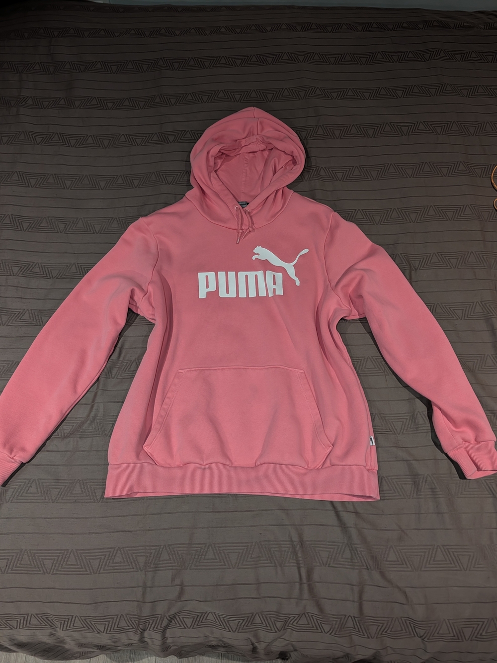 Pink PUMA Hoodie Pullover
